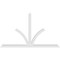 Ekena Millwork Richland Architectural Grade PVC Gable Bracket, 96"W x 56"H x 4"D x 4"F, 14/12 Pitch GBP096X56X0404RIC00 - alternate 5